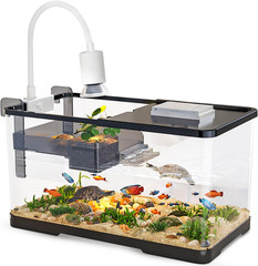 (Tank + Light + Filter + Filter Balls) Turtle Tank Kit, Turtle Tank Starter Kit,