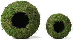 Mossy Caves, Artificial Green Moss Caves Hide for Pet Reptile Frogs and Snake…