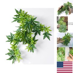 Lightweight 12-Inch Silk Terrarium Plant – Ideal for All Reptiles & Amphibians