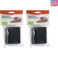 2 Pack Reptile Terrarium Screen Cover Clips, Heavy Duty for 30 Gallon Plus
