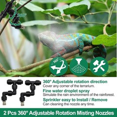 Automatic Reptile Mister for Reptile Tank Smart Reptiles Mister System with Time
