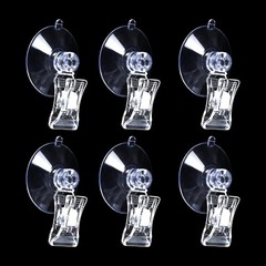 6pcs Aquarium Suction Cup Clips Seaweed Clip for Saltwater Fish Tank Veggie F…