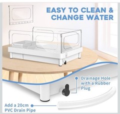 Ecological Turtle Tank Kit Acrylic Kit w/ Light, Filter & Basking Platform NEW!!