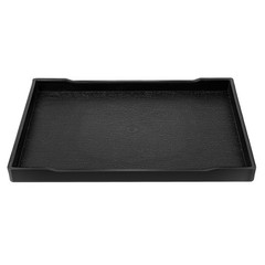 1Pc Reptile Water Bowl Black Durable Solid Material Smooth Surface Feeding Dish