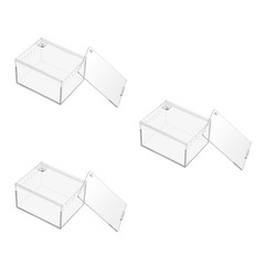 3 Pieces Small Tarantula Enclosure Lizard Cage Scorpion Habitat Jumping Spiders