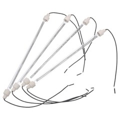 4Pcs Reusable Heating Rod Accessories for Poultry Lamp and Oven Heating Tubes