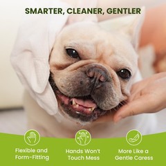 36PCS Hypoallergenic Pet Glove Wipes for Dogs, Cats & Small Animals | NoRinse…