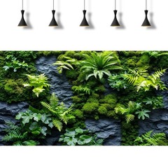 OHIOCATII 60x24in Green Reptile Tank Background