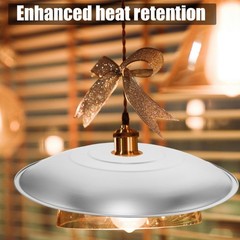 2Pcs Reptile Heat Lamp Shade Silver Stainless Steel Protective Cage for Pets