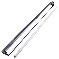 Aiicioo T5 UVB Lighting Combo Kit – Desert 10.0 Terrarium Hood Light Fixture & H
