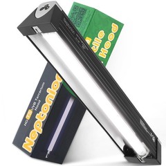 14W Reptile T5 HO UVB 22.6″ 10.0 Light Fixture with Tube, Strong UVB Hood for…