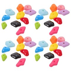 50pcs Rock Climbing Holds: Climbing Wall Holds Multi-Colored – Indoor & Outdoor