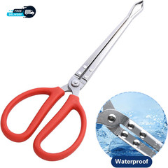 2 PCS Snake Feeding Tongs 15 Inch Extra Long Stainless Steel Reptile Feeding