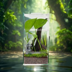 ACRYLIC TERRARIUM HABITAT Spider Tarantulas Reptiles Enclosure Magnetic Doors