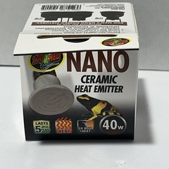 Zoo Med Nano Ceramic Heat Emitter 40W – Reptile Amphibian Vivarium Heating Bulb
