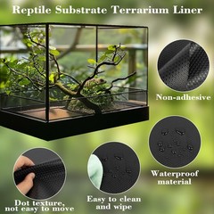 Reptile Carpet Bedding Reptile Terrarium Substrate Liner for Leopard Gecko