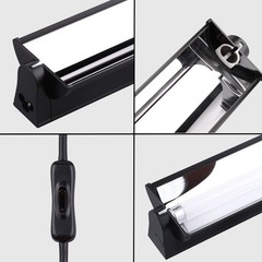 Aiicioo T5 UVB Lighting Combo Kit – Desert 10.0 Terrarium Hood Light Fixture …