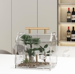 Premium Acrylic Spider Enclosure Jumping Tarantula Reptile Insect Terrarium Tran