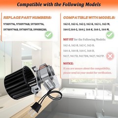 S97009796 Bathroom Fan Motor Assembly for Bulb Ceiling Heater 164-E/G/J/K/L/M…