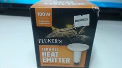 Fluker’s Ceramic Heat Emitter for Reptiles 100w NOS