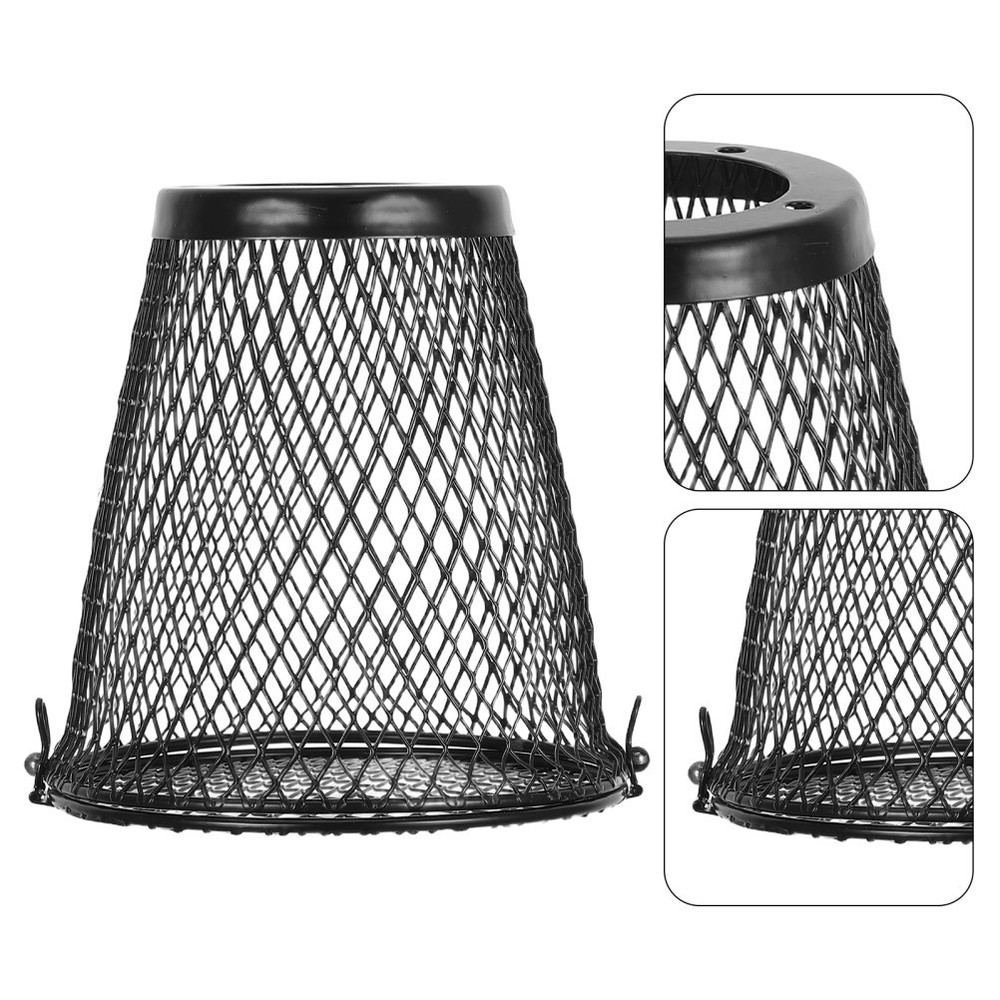 Reptile Mesh Heat Lamp Guard – Heating Lamp Shade Protector for Lizard Tortoise