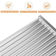 17 1/8 X 9 3/8″ Grill Emitter Grates for Charbroil TRU-Infrared 2 Burner 4636…