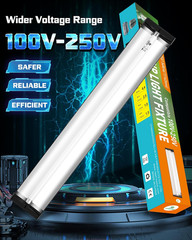 T5 UVA UVB Reptile Light Combo Kit(100V-250V Wide Voltage), Reptile Light Fixtur