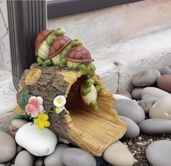 Turtle Statue Deco Rain Gutter Diverter Extension Downspout Splash Block | Ec…