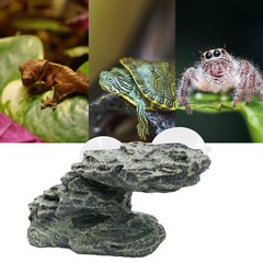Aquarium Float Decoration Stone Aquarium Ornament for Turtles Frogs Newts