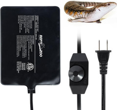 6″ X 8″ Reptile Heat Pad Fast Heating Pad with Adjust Knob 8W Reptile Heat Mat f