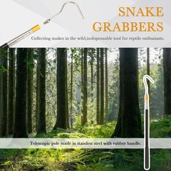 61inch Snake Hook Reptile Catcher Stick Pole,Snake Handling Tool Kit for3313