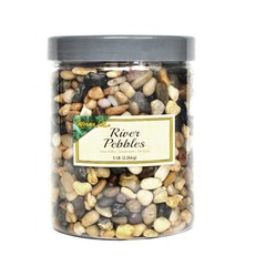 Mosser Lee River Pebbles 5 lb Assorted Stone Vase Filler