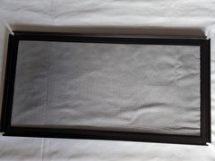 Black metal mesh 10×20″ terrarium lid