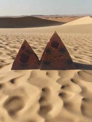 REPTIZOO Mini Pyramid Hide Decorations For Lizards, Geckos, Tarantulas, Scorpion