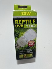 New Exo Terra Reptile UVB 100 Compact Lamp – 13 Watts