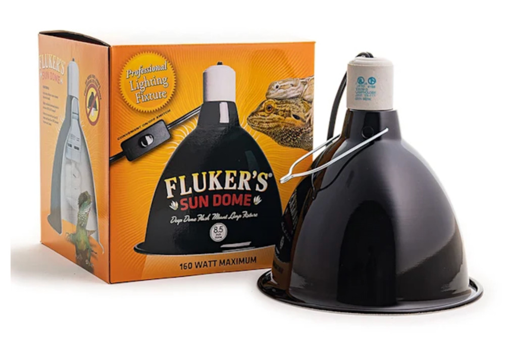Fluker’s Sun Dome Reptile Lamp, 8.5″ Diameter