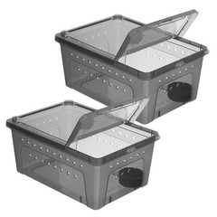 Leopard Gecko Tank Snake Box Container Lizard Breeding Terrarium