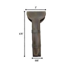 Hide & Drink, Leather Double Edge Safety Razor Protective Case, Shaving Trave…