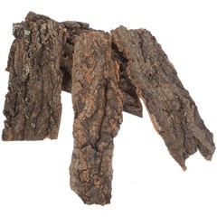 4Pcs Reptile Climbing Platforms Natural Bark Terrarium Accessories Light Brown