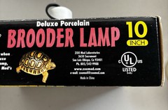 Zoo Med Deluxe Porcelain 10” Brooder Lamp