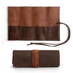 Hide & Drink, Leather Watch Roll Organizer Handmade from Full Grain Leather, …