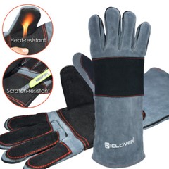 Animal Handling Gloves Anti Bite Proof Snake Cat Dog Training Welding Heavy Duty
