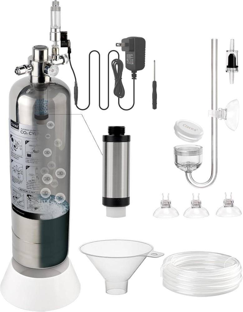 G700S Aquarium CO2 Generator 2.4L Double Fill Capacity