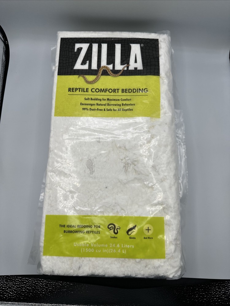 Zilla Reptile Comfort Bedding Burrowing Paper For Skinks And Snakes 24.6 Liters
