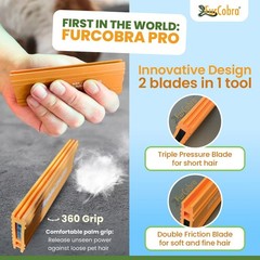 Pro Pet Hair Remover 4.3” – Dog & Cat Hair Remover for Car, Couch, Carpet, Be…