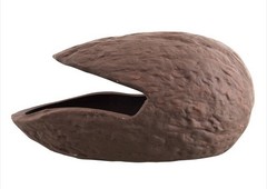Reptile Treasures Ceramic Egg Hide Medium Size Brown Color Realistic Look New