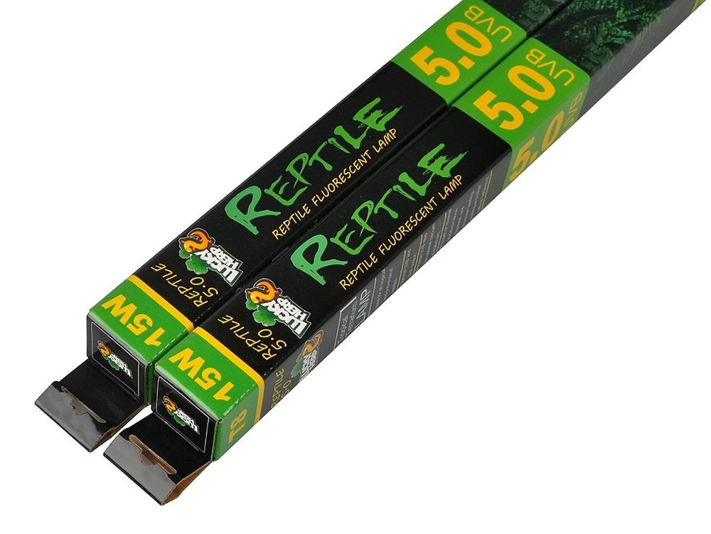 LUCKY HERP 5.0 UVB Fluorescent Tube Terrarium Lamp for Tropical Reptiles – T8…