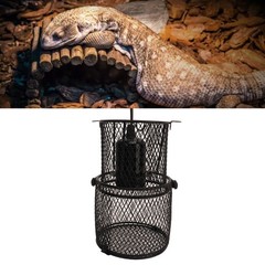 Reptile Heat Lamp Guard Avoid Scald Retractable Reptile Heat Lamp Mesh Cover