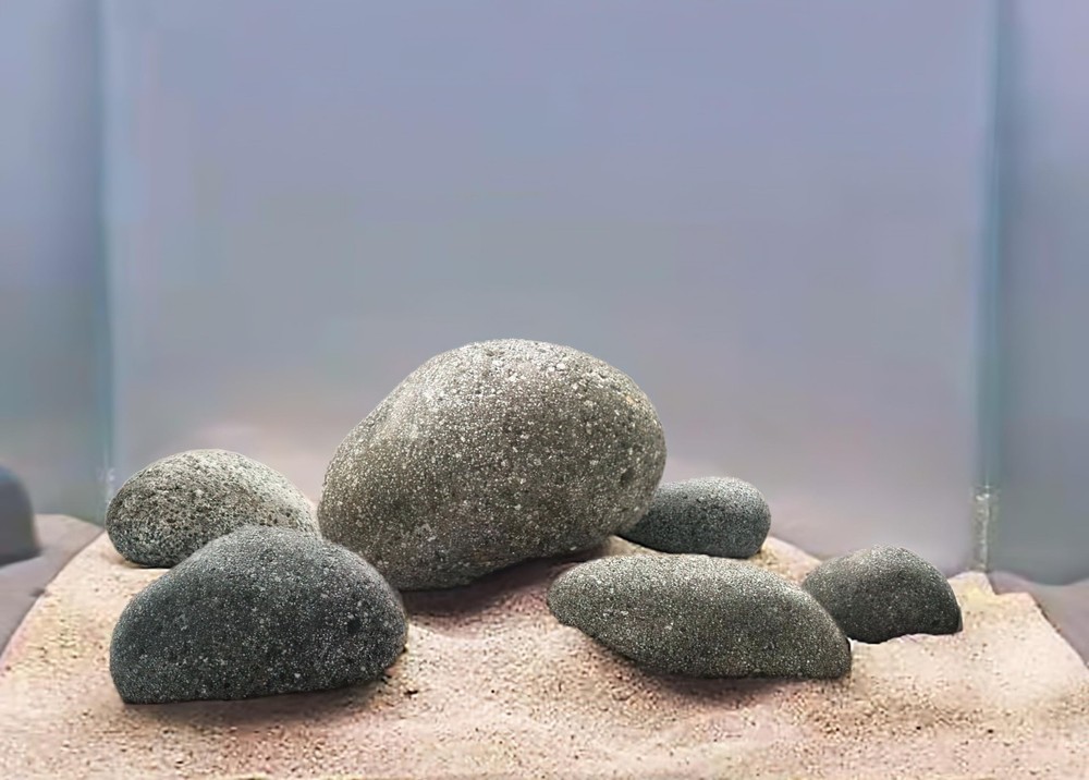 LANDEN Taiji Stone Natural Rocks(18lbs, 2~9 inches,6pcs) for Aquascape and Bo…