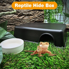 Reptile Hide Box 4 Pcs Leopard Gecko Hide Snake Hideout Reptile Hides